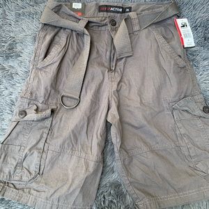 SP Active Men’s Cargo Shorts with Belt
